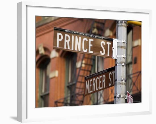 Soho, Manhattan, New York City, New York, United States of America, North America-Robert Harding-Framed Photographic Print