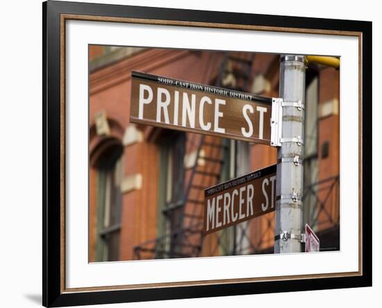 Soho, Manhattan, New York City, New York, United States of America, North America-Robert Harding-Framed Photographic Print