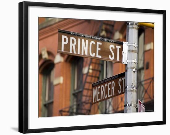 Soho, Manhattan, New York City, New York, United States of America, North America-Robert Harding-Framed Photographic Print