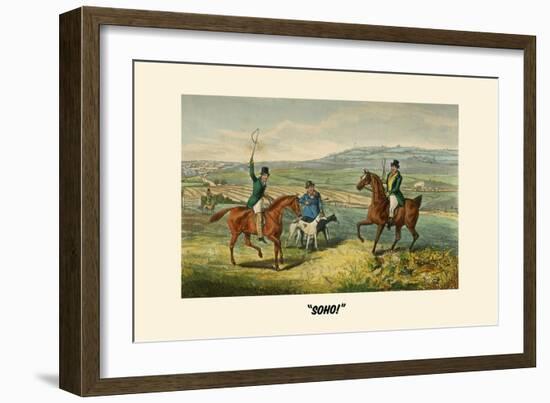 Soho-Henry Thomas Alken-Framed Art Print