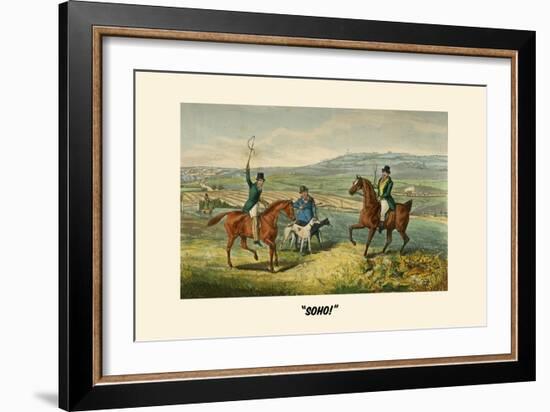 Soho-Henry Thomas Alken-Framed Art Print