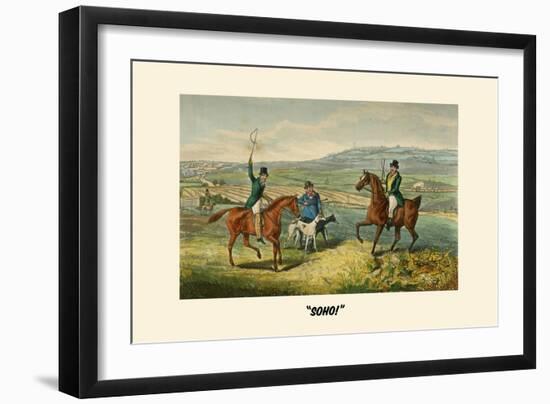 Soho-Henry Thomas Alken-Framed Art Print