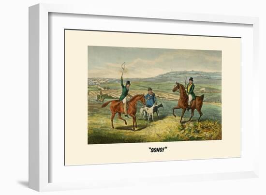 Soho-Henry Thomas Alken-Framed Art Print