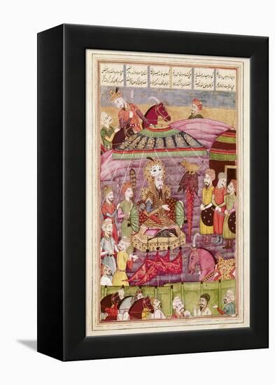 Sohrab Facing the Tent of the Persian Army Leaders-null-Framed Stretched Canvas