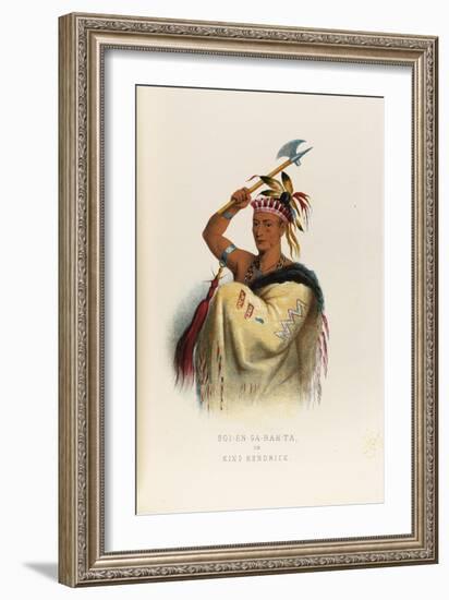 Soi-En-Ga-Rah-Ta or King Hendrick-Seth Eastman-Framed Giclee Print