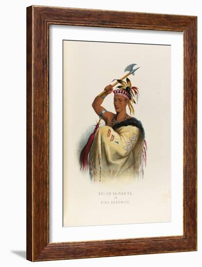 Soi-En-Ga-Rah-Ta or King Hendrick-Seth Eastman-Framed Giclee Print