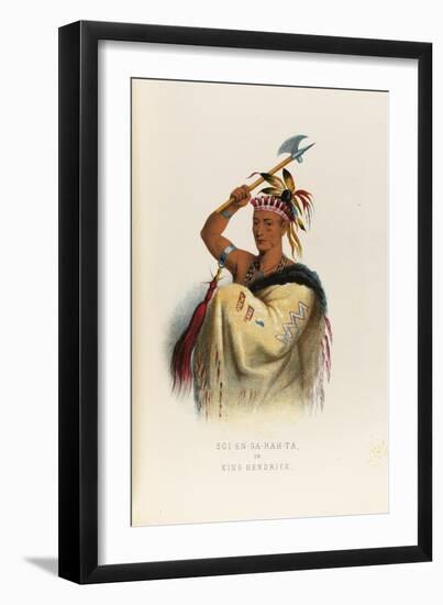 Soi-En-Ga-Rah-Ta or King Hendrick-Seth Eastman-Framed Giclee Print