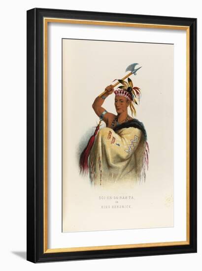 Soi-En-Ga-Rah-Ta or King Hendrick-Seth Eastman-Framed Giclee Print