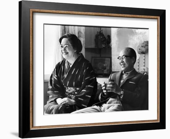 Soichiro Honda and Wife Sachi, Tokyo, Japan, 1967-Takeyoshi Tanuma-Framed Photographic Print