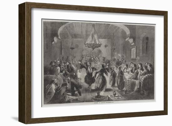 Soiree at Aleppo-null-Framed Giclee Print