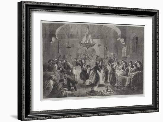 Soiree at Aleppo-null-Framed Giclee Print