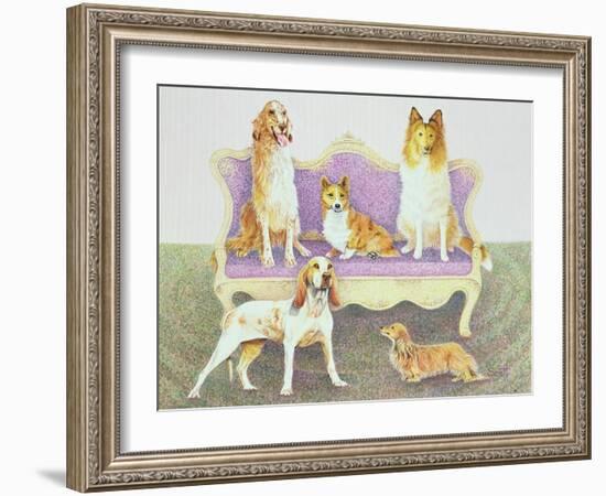 Soiree in the Salon-Pat Scott-Framed Giclee Print