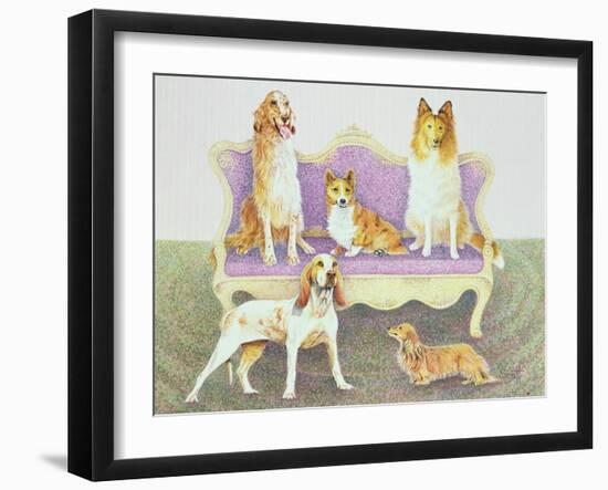 Soiree in the Salon-Pat Scott-Framed Giclee Print