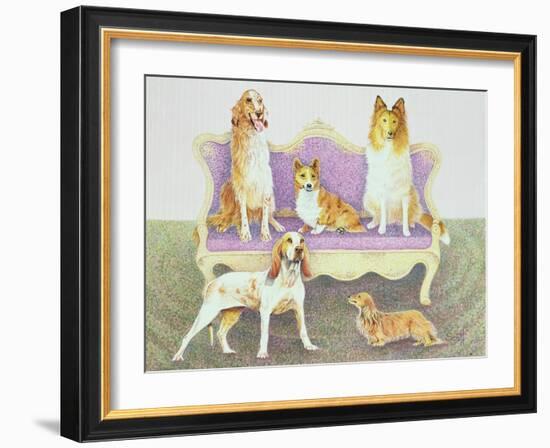 Soiree in the Salon-Pat Scott-Framed Giclee Print