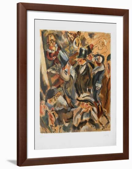 Soiree Mondaine-Jules Pascin-Framed Collectable Print