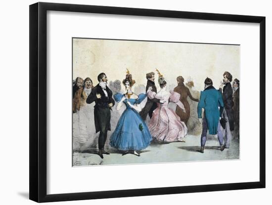 Soiree of the Great World-Eugene Louis Lami-Framed Giclee Print