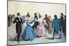 Soiree of the Great World-Eugene Louis Lami-Mounted Giclee Print