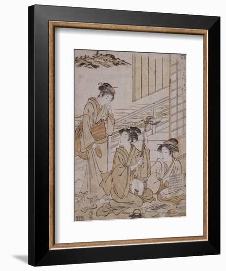 Sokokura-Torii Kiyonaga-Framed Giclee Print