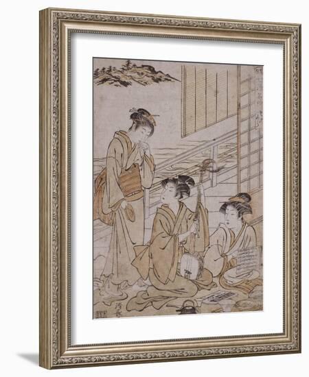 Sokokura-Torii Kiyonaga-Framed Giclee Print
