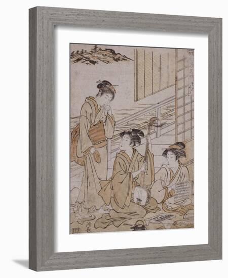 Sokokura-Torii Kiyonaga-Framed Giclee Print