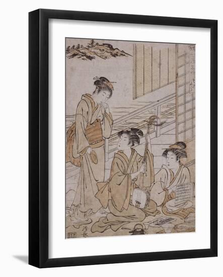 Sokokura-Torii Kiyonaga-Framed Giclee Print