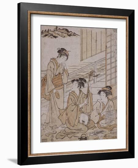 Sokokura-Torii Kiyonaga-Framed Giclee Print