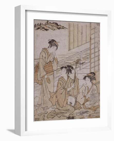 Sokokura-Torii Kiyonaga-Framed Giclee Print