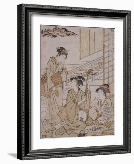 Sokokura-Torii Kiyonaga-Framed Giclee Print