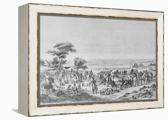 Sokoto Market, Nigeria, 19th Century-null-Framed Premier Image Canvas