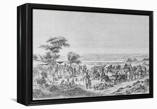 Sokoto Market, Nigeria, 19th Century-null-Framed Premier Image Canvas