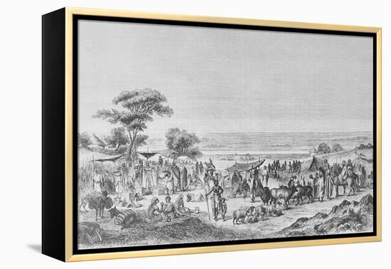 Sokoto Market, Nigeria, 19th Century-null-Framed Premier Image Canvas