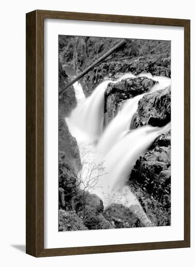 Sol Duc Falls I BW-Douglas Taylor-Framed Photo