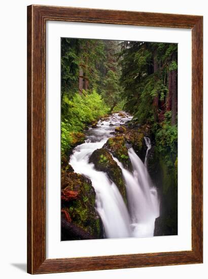 Sol Duc River Falls-Douglas Taylor-Framed Photo