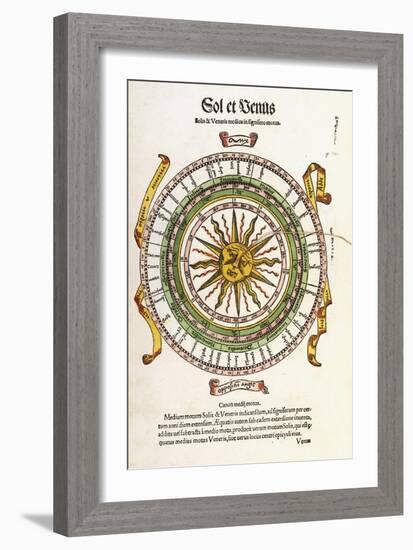 Sol Et Venus, 1536-Sebastian Munster-Framed Giclee Print