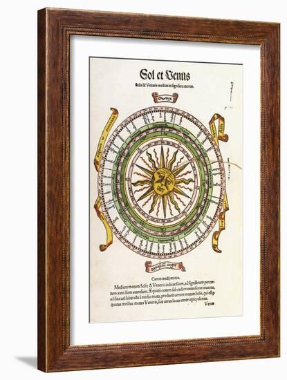 Sol Et Venus, 1536-Sebastian Munster-Framed Giclee Print