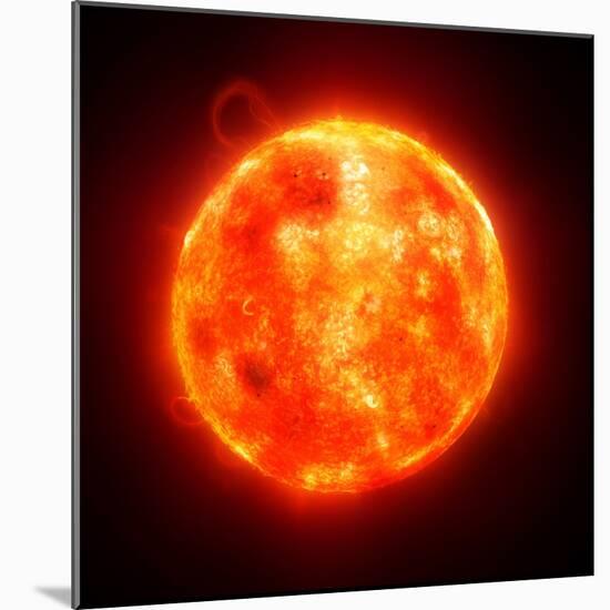 Solar Activity, Artwork-SCIEPRO-Mounted Premium Photographic Print