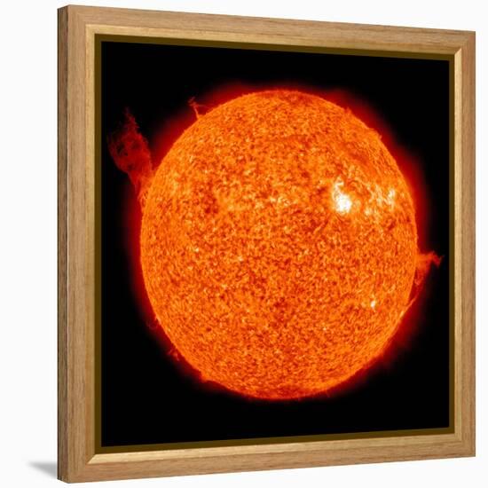 Solar Activity on the Sun-Stocktrek Images-Framed Premier Image Canvas