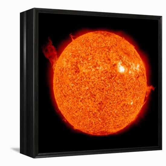 Solar Activity on the Sun-Stocktrek Images-Framed Premier Image Canvas