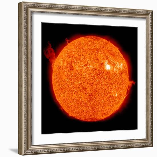 Solar Activity on the Sun-Stocktrek Images-Framed Photographic Print