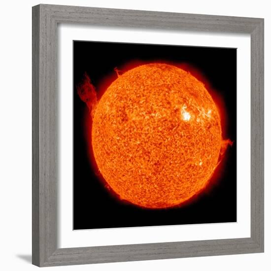 Solar Activity on the Sun-Stocktrek Images-Framed Photographic Print