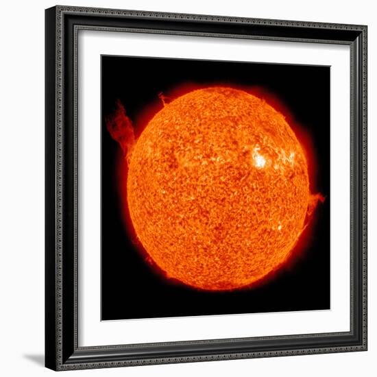 Solar Activity on the Sun-Stocktrek Images-Framed Photographic Print