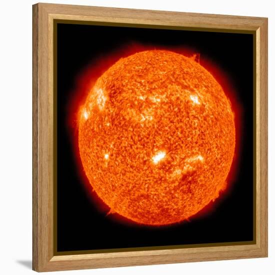 Solar Activity on the Sun-Stocktrek Images-Framed Premier Image Canvas