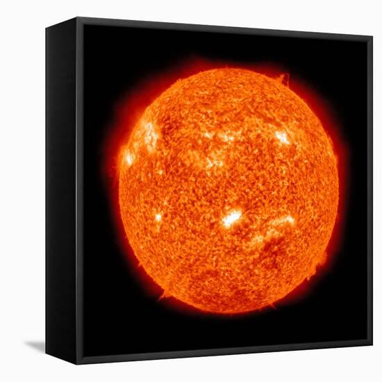 Solar Activity on the Sun-Stocktrek Images-Framed Premier Image Canvas