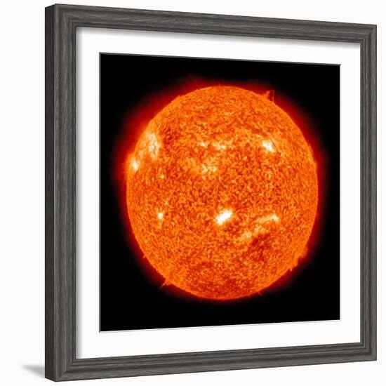 Solar Activity on the Sun-Stocktrek Images-Framed Photographic Print