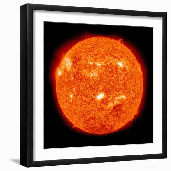 Solar Activity on the Sun-Stocktrek Images-Framed Photographic Print