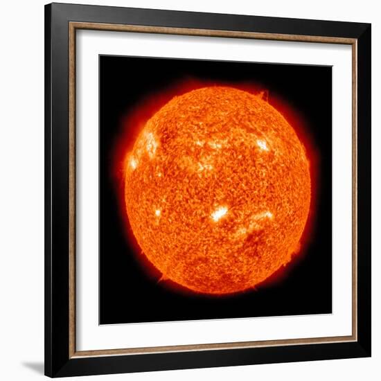 Solar Activity on the Sun-Stocktrek Images-Framed Photographic Print