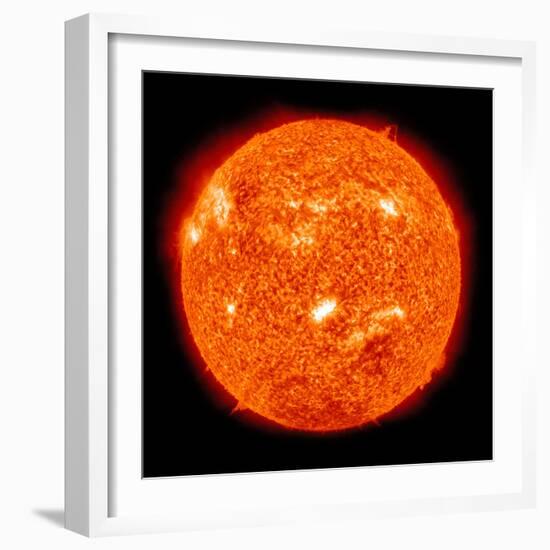 Solar Activity on the Sun-Stocktrek Images-Framed Photographic Print