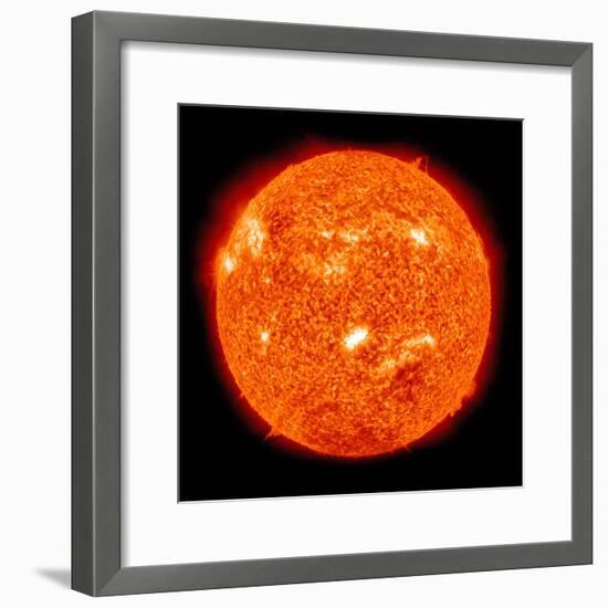 Solar Activity on the Sun-Stocktrek Images-Framed Photographic Print