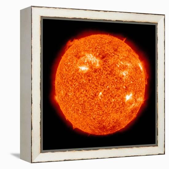 Solar Activity on the Sun-Stocktrek Images-Framed Premier Image Canvas