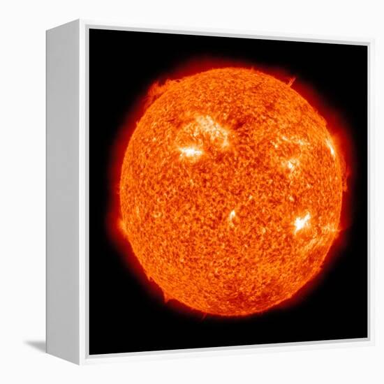 Solar Activity on the Sun-Stocktrek Images-Framed Premier Image Canvas